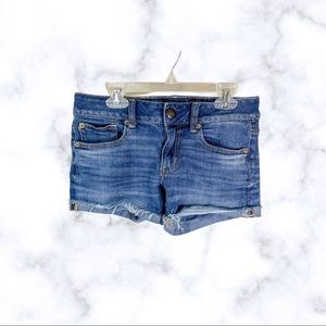 American Eagle Super Stretch Shortie Denim Jean Shorts